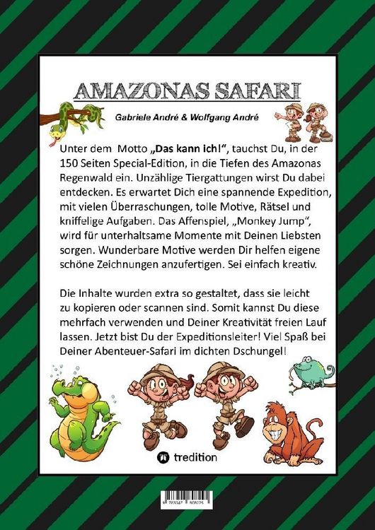 Produktbild: CRAFTBOOK - 150 SEITEN SPECIAL EDITION - TOLLE MOTIVE - BONUS SPIEL - MONKEY JUMP - R&Auml;TSEL - AMAZONAS REGENWALD