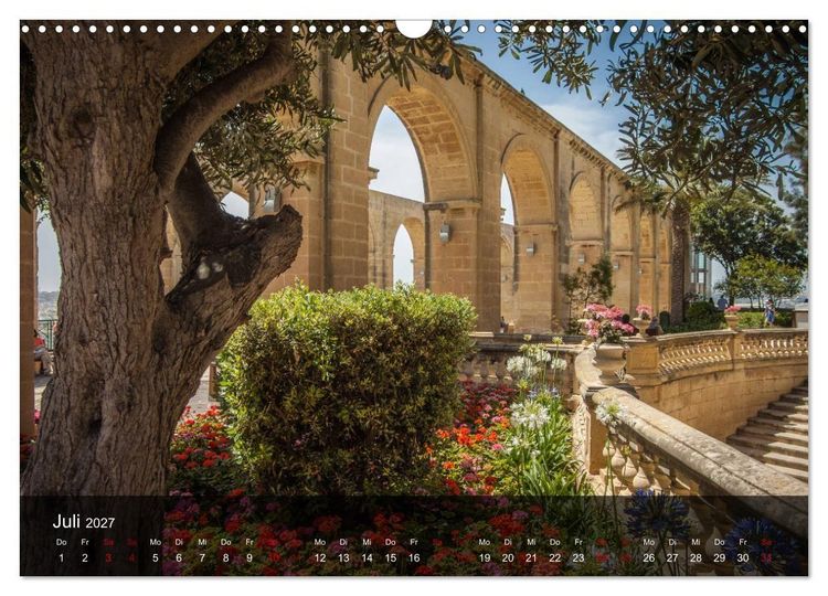Produktbild: Malta entdecken Malta, Gozo, Comino (Wandkalender 2027 DIN A3 quer), CALVENDO Monatskalender