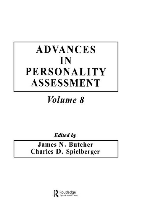 Produktbild: Advances in Personality Assessment
