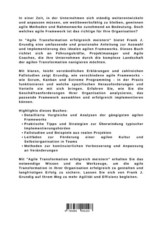 Produktbild: Agile Transformation erfolgreich meistern