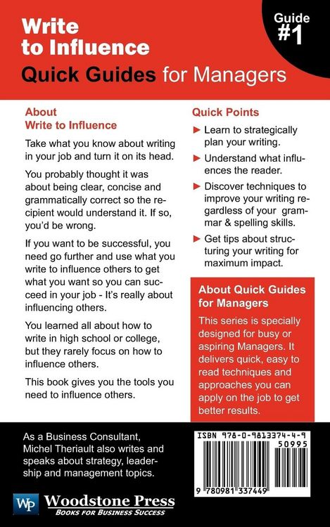 Produktbild: Write To Influence - Quick Guides for Managers