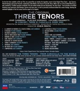 Produktbild: The Original Three Tenors - In Concert Rom 1990
