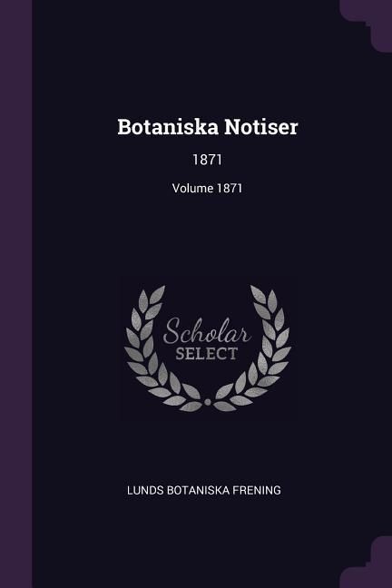 Produktbild: Botaniska Notiser