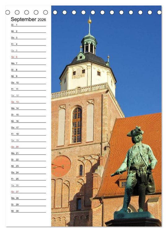 Produktbild: Dessau - Anhaltisches Erbe (Tischkalender 2026 DIN A5 hoch), CALVENDO Monatskalender