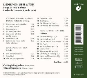Produktbild: Lieder von liebe & Tod