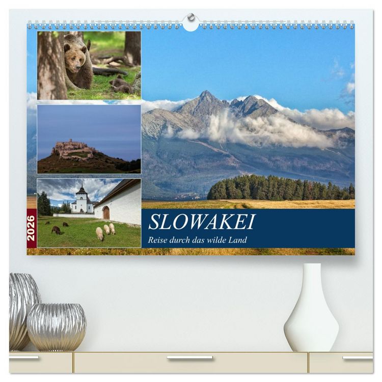 Produktbild: Slowakei - Reise durch das wilde Land (hochwertiger Premium Wandkalender 2026 DIN A2 quer), Kunstdruck in Hochglanz