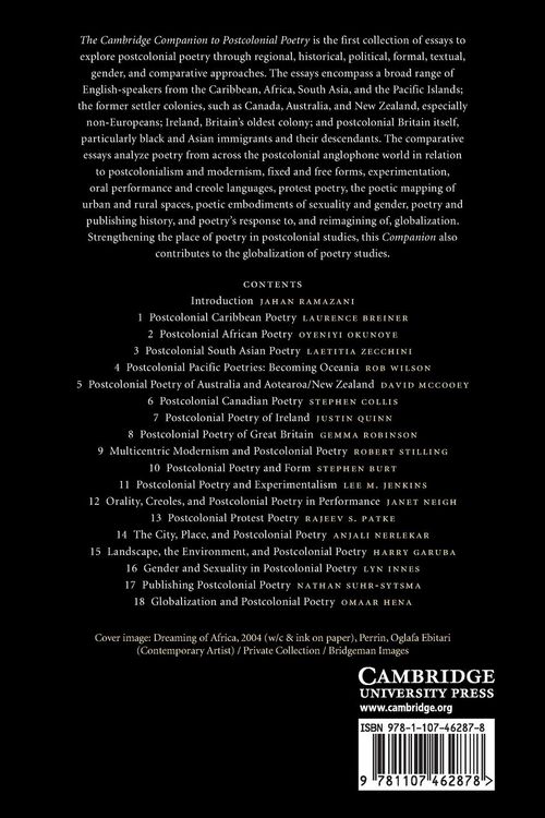 Produktbild: The Cambridge Companion to Postcolonial Poetry