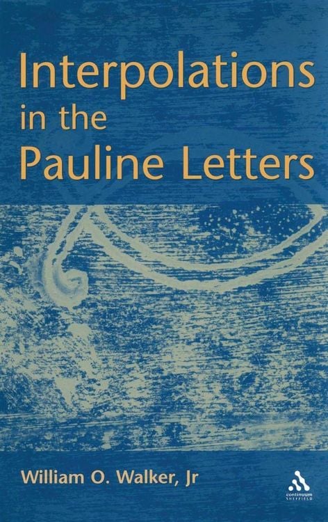 Produktbild: Interpolations in the Pauline Letters