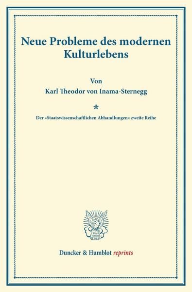 Produktbild: Neue Probleme des modernen Kulturlebens.