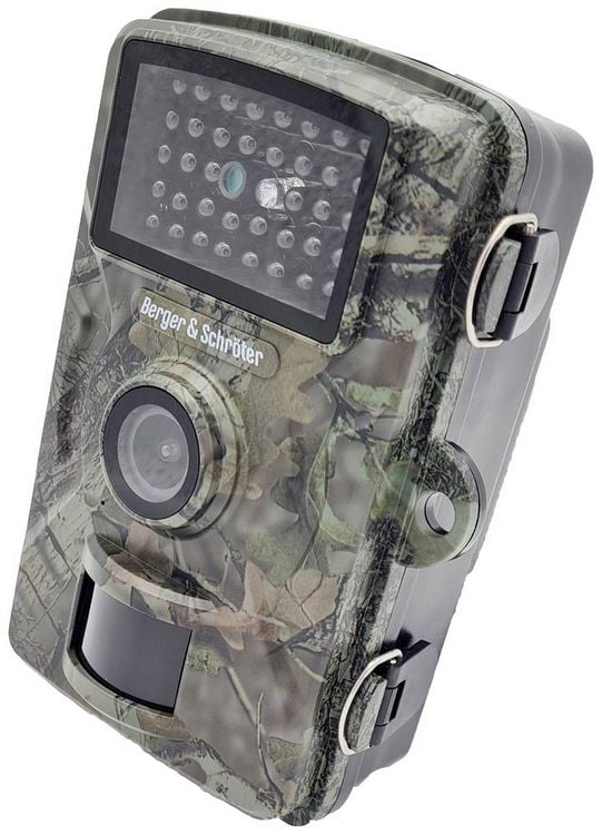 Produktbild: Berger & Schr&ouml;ter DH1 Wildkamera 16 Megapixel Black LEDs, Tonaufzeichnung Camouflage Gr&uuml;n, Camouflage Braun