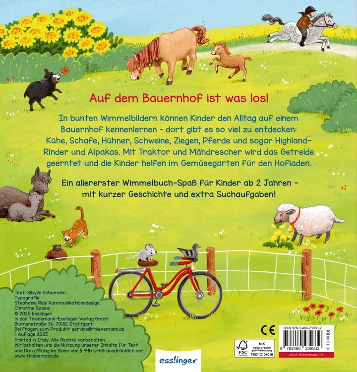 Produktbild: Mein allererstes Wimmelbuch: Auf dem Bauernhof
