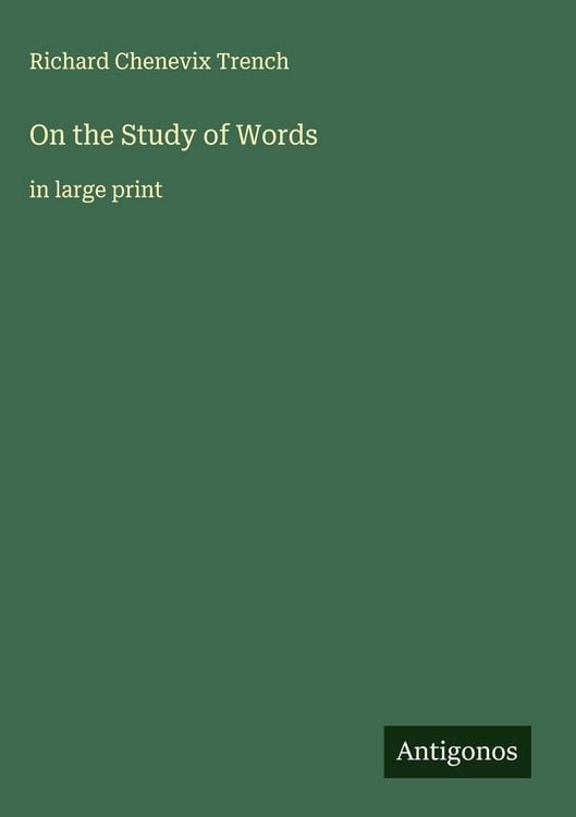 Produktbild: On the Study of Words