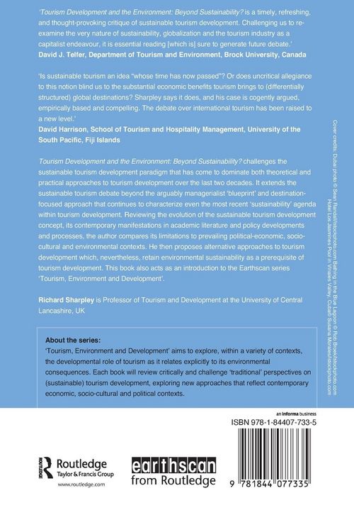 Produktbild: Tourism Development and the Environment