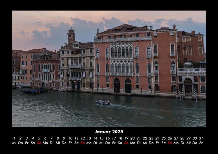 Produktbild: Venedig 2025 Fotokalender DIN A3