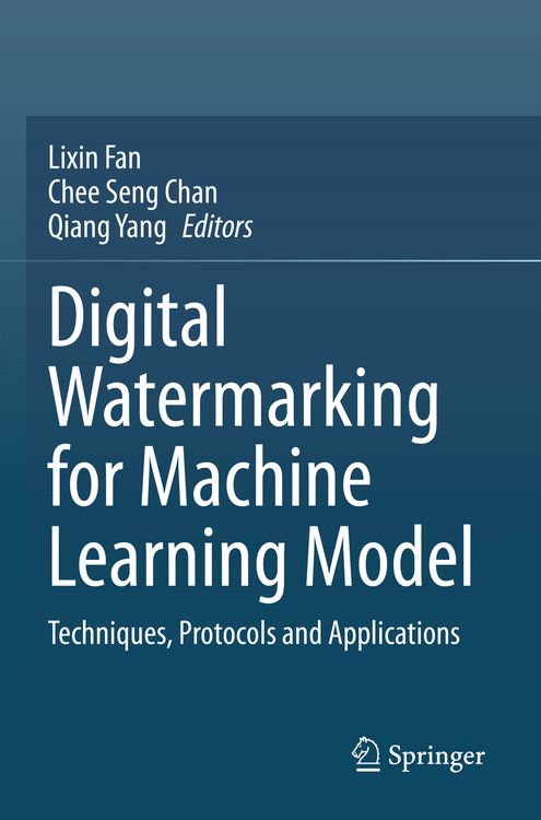 Produktbild: Digital Watermarking for Machine Learning Model