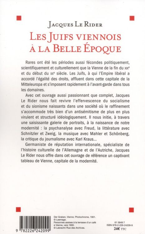 Produktbild: Les Juifs Viennois a la Belle Epoque