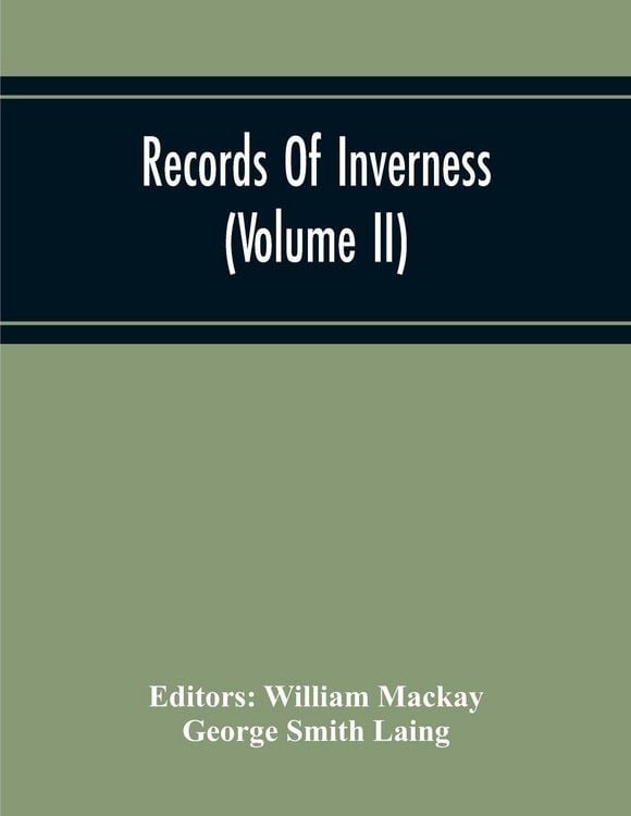 Produktbild: Records Of Inverness (Volume Ii)