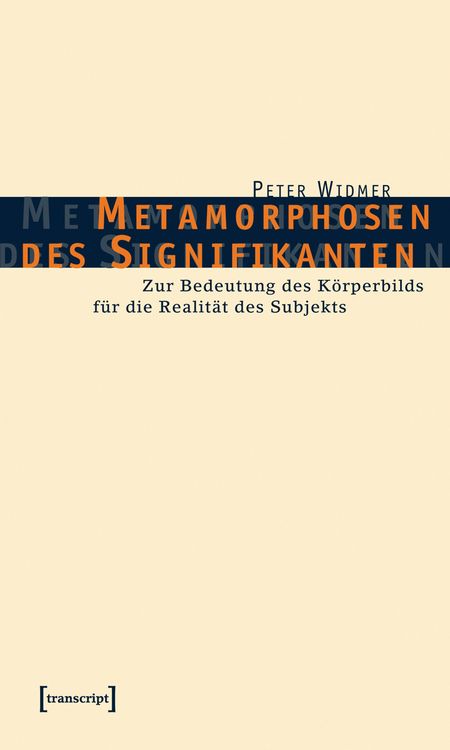 Produktbild: Metamorphosen des Signifikanten
