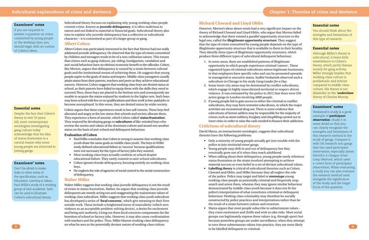 Produktbild: AQA A Level Sociology Crime and Deviance with Theory and Methods