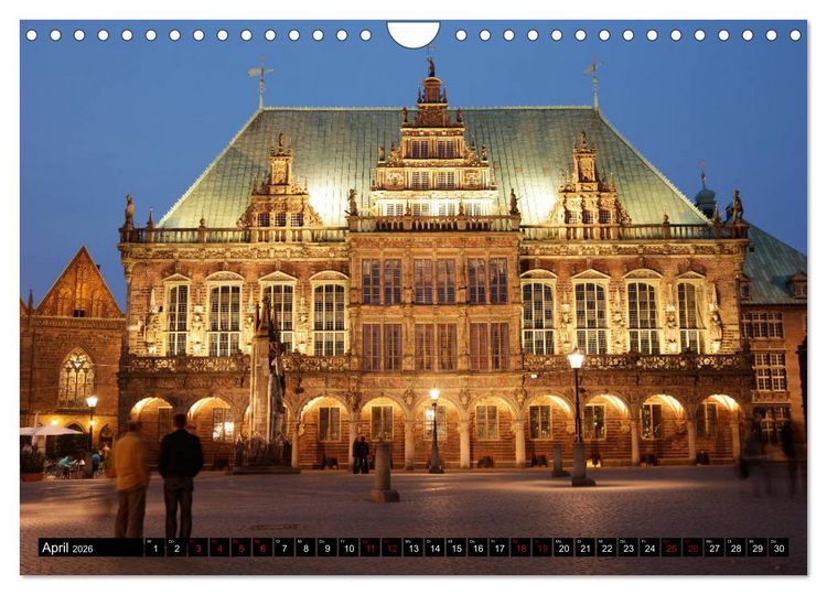 Produktbild: Deutsche Hansest&auml;dte (Wandkalender 2026 DIN A4 quer), CALVENDO Monatskalender