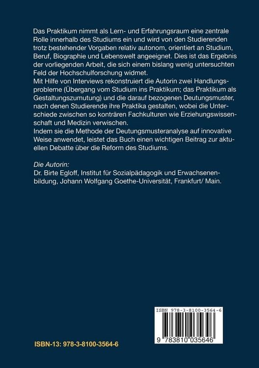 Produktbild: Praktikum und Studium