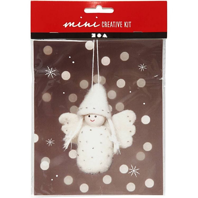 Produktbild: Creativ Company DIY Sets Nadelfilzen Mini Kreativ Set, Engel, H 10 cm, Kreativ Box