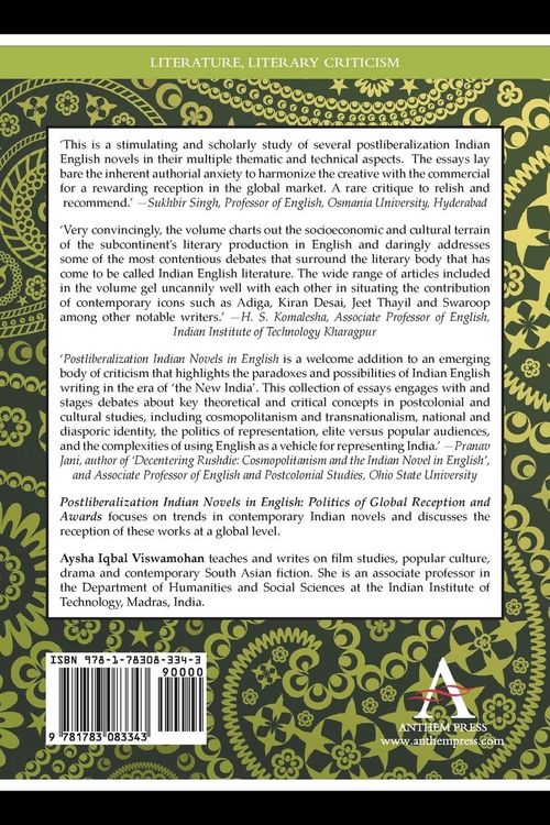 Produktbild: Postliberalization Indian Novels in English