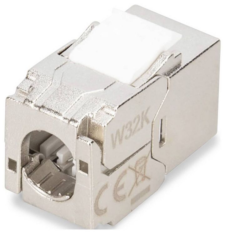 Produktbild: Digitus RJ45-Einbaumodul Keystone CAT 6a 1St.