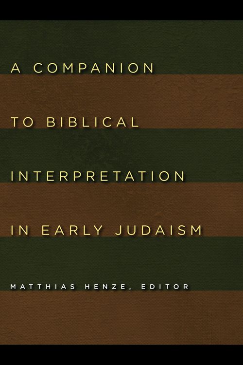Produktbild: A Companion to Biblical Interpretation in Early Judaism