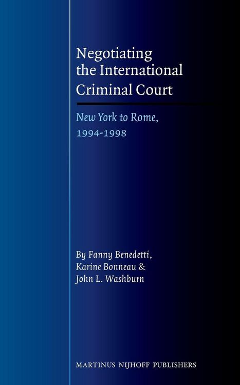 Produktbild: Negotiating the International Criminal Court
