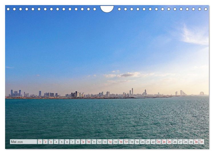Produktbild: Orient - Manama, Abu Dhabi, Dubai, Maskat (Wandkalender 2026 DIN A4 quer), CALVENDO Monatskalender