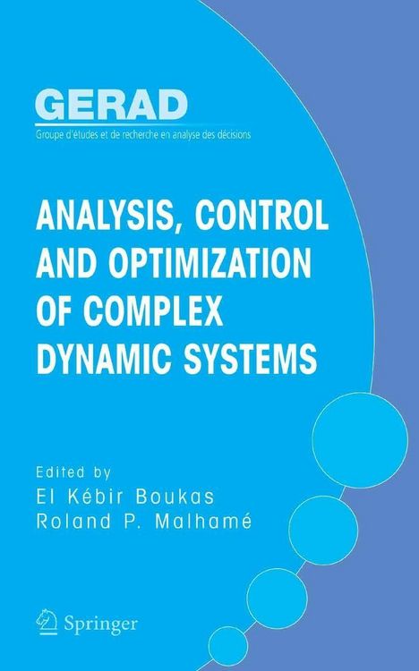 Produktbild: Analysis, Control and Optimization of Complex Dynamic Systems