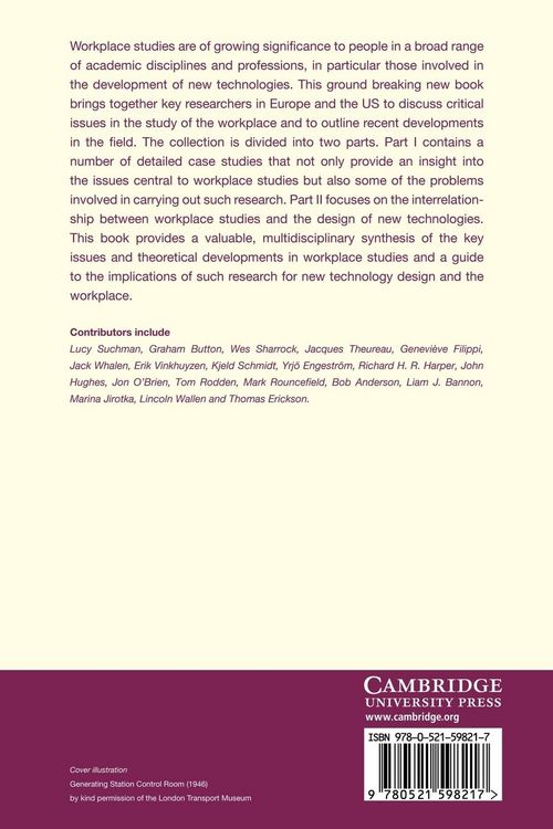 Produktbild: Workplace Studies