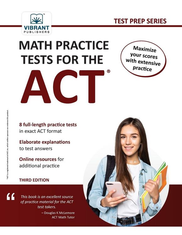 Produktbild: Math Practice Tests for the ACT