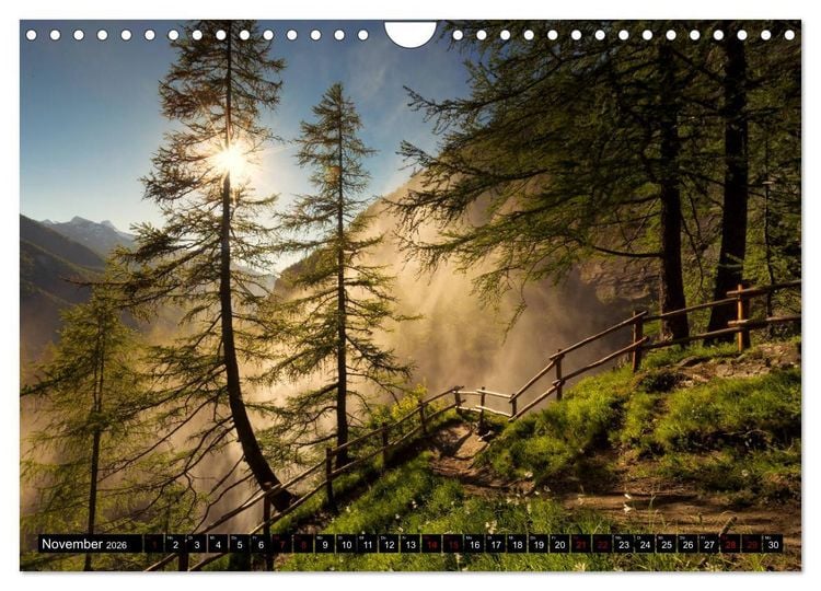 Produktbild: Nationalpark Gran Paradiso (Wandkalender 2026 DIN A4 quer), CALVENDO Monatskalender