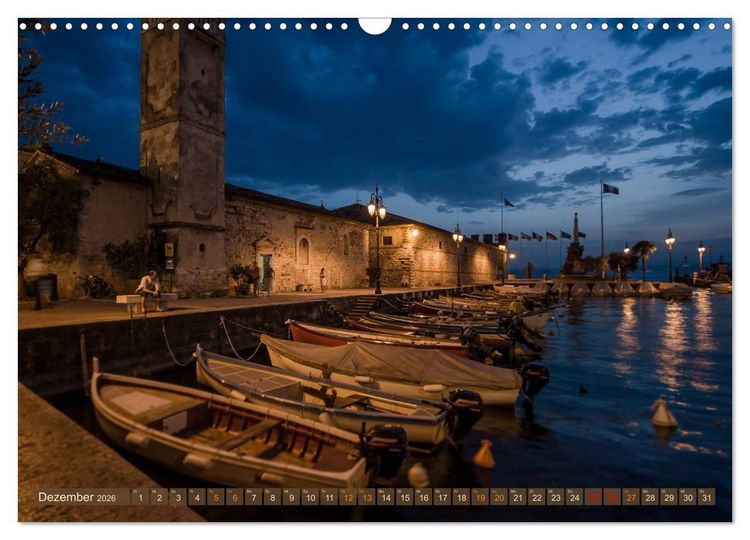 Produktbild: Lazise am Gardasee - Momente der Ruhe (Wandkalender 2026 DIN A3 quer), CALVENDO Monatskalender