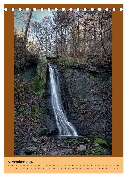 Produktbild: Schwarzwald Wasserf&auml;lle (Tischkalender 2026 DIN A5 hoch), CALVENDO Monatskalender