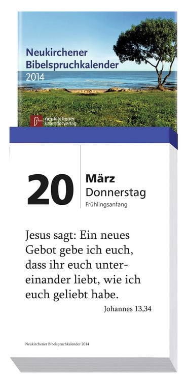 Produktbild: Neukirchener Bibelspruchkalender 2014