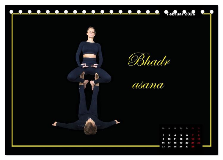 Produktbild: Yoga - Asana (Tischkalender 2026 DIN A5 quer), CALVENDO Monatskalender