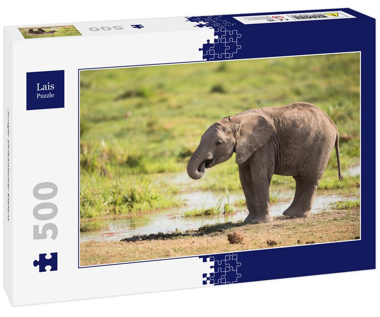 Produktbild: Lais Puzzle Junger afrikanischer Elefant 500 Teile