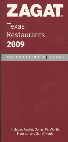 Produktbild: Zagat Texas Restaurants