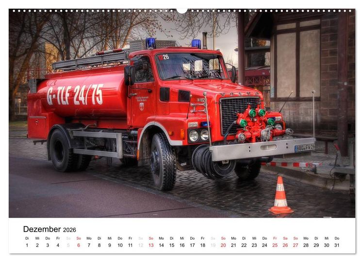 Produktbild: Feuerwehr im Bernburger Land (Wandkalender 2026 DIN A2 quer), CALVENDO Monatskalender