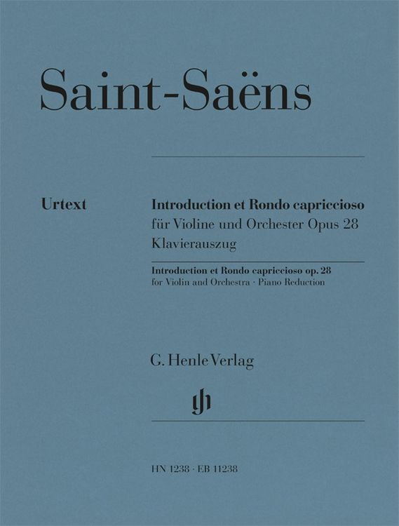 Produktbild: Camille Saint-Sa&euml;ns - Introduction et Rondo capriccioso f&uuml;r Violine und Orchester op. 28