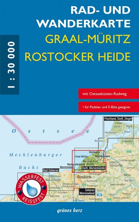 Produktbild: Rad- und Wanderkarte Graal-M&uuml;ritz, Rostocker Heide