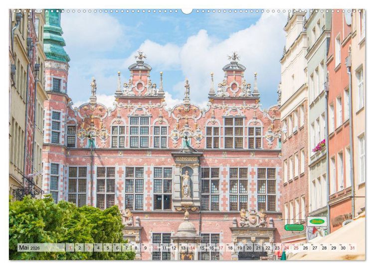 Produktbild: Danzig - Polnische Hansestadt (Wandkalender 2026 DIN A2 quer), CALVENDO Monatskalender