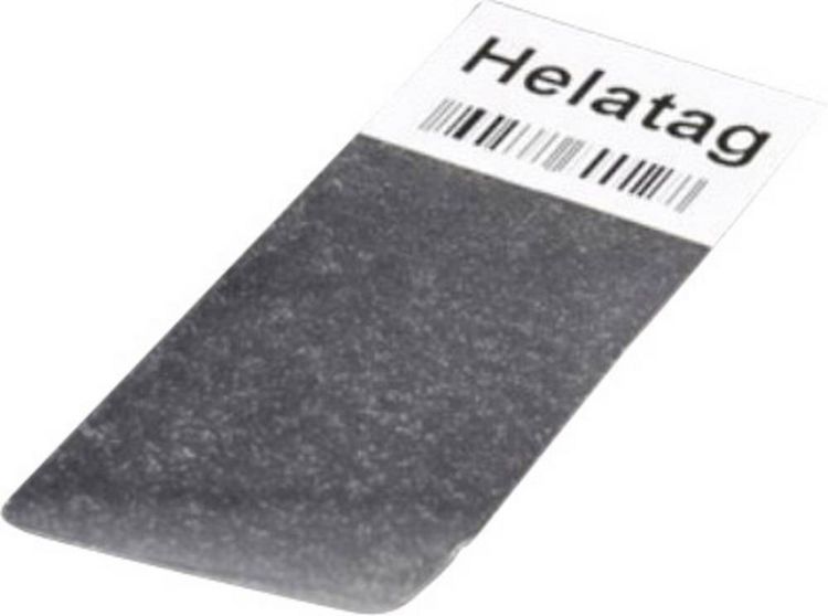 Produktbild: HellermannTyton 594-91104 TAG137LA4-1104-WHCL Kabel-Etikett Helatag 31.75 x 22.80 mm Farbe Beschriftungsfeld: Wei&szlig; Anzahl Etiketten: 24