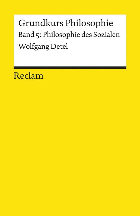 Bild vom Artikel Grundkurs Philosophie vom Autor Wolfgang Detel