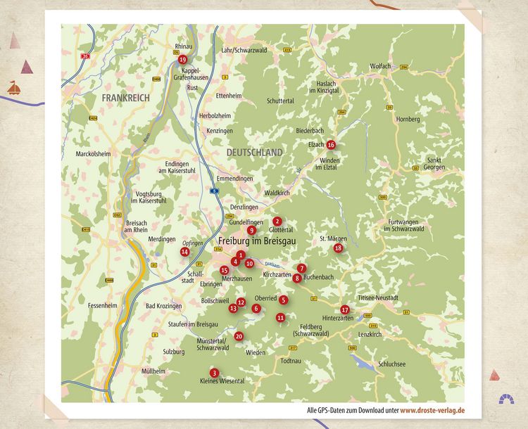 Produktbild: In und um Freiburg. Wandern f&uuml;r die Seele