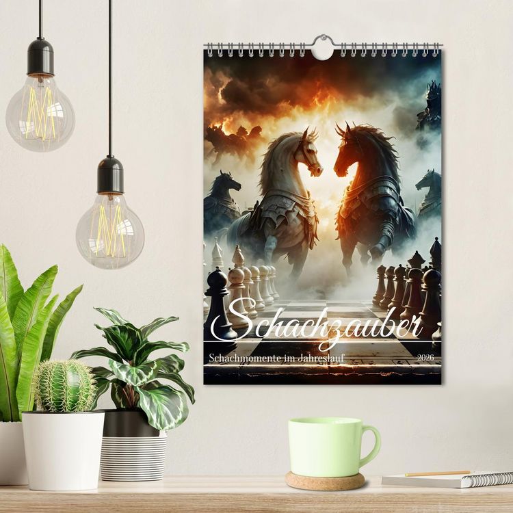 Produktbild: Schachzauber (Wandkalender 2026 DIN A4 hoch), CALVENDO Monatskalender