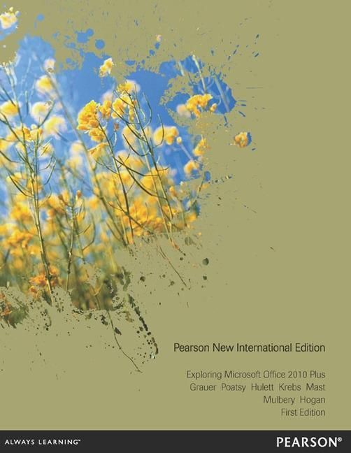 Produktbild: Grauer, R: Exploring Microsoft Office 2010 Plus: Pearson New